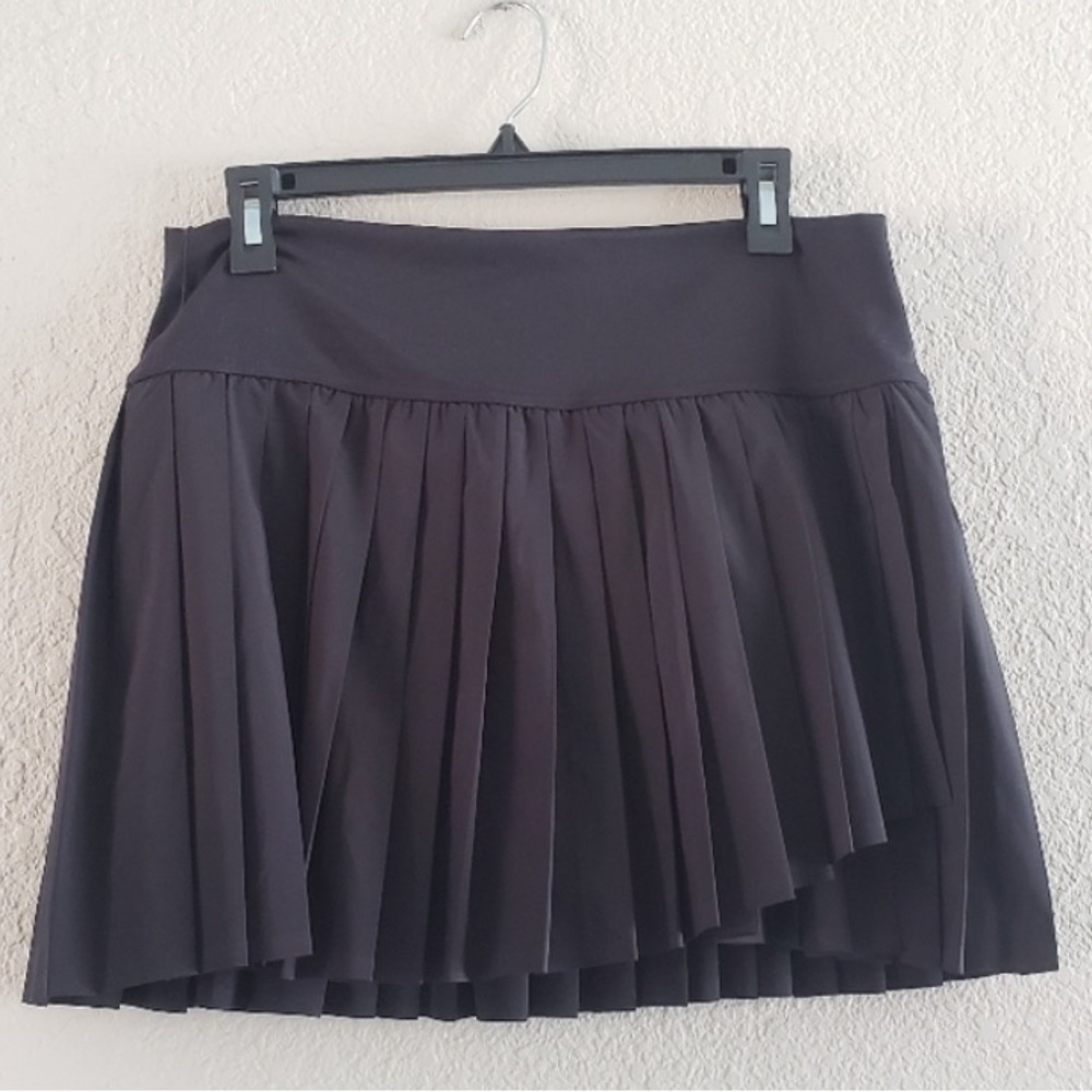 Aerie Offline Tiebreaker Pleated Skort Black Size XL NWT